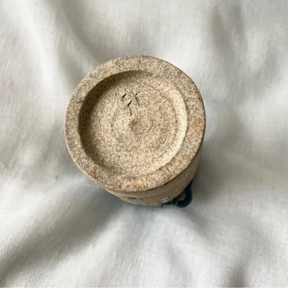 Vintage Green Marble Dish and Emerald Green StonewareVase and Bowl Sets - Picture 4 of 16